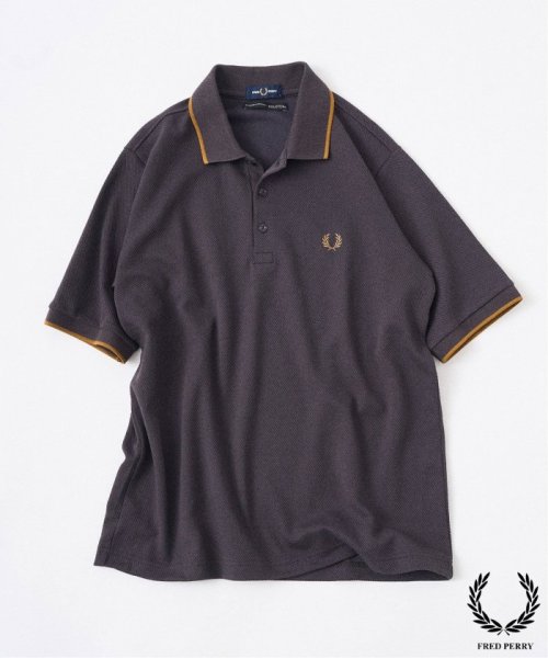 417 EDIFICE(フォーワンセブン　エディフィス)/《予約》FRED PERRY  417別注 SOLOTEX ポロシャツ/グレー