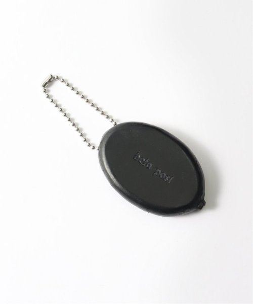 EDIFICE(エディフィス)/【beta post / ベータ ポスト】molded leather coin case/ブラック