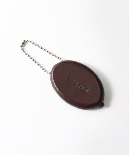 EDIFICE(エディフィス)/【beta post / ベータ ポスト】molded leather coin case/ブラウン