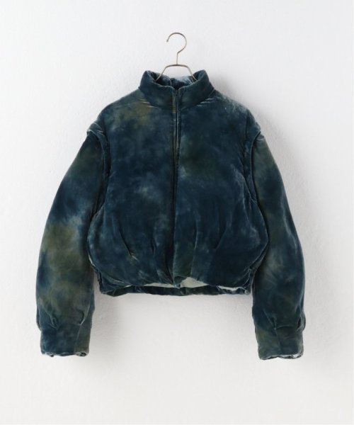 JOURNAL STANDARD(ジャーナルスタンダード)/【MASU / エムエーエスユー】VELVET PUFFER JACKET/グリーン