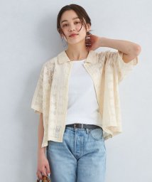 green label relaxing(グリーンレーベルリラクシング)/＜INDIA INDUSTRY＞レース シャツ/OFFWHITE