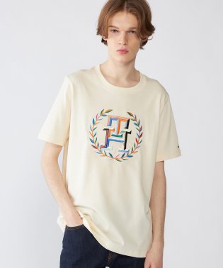 TOMMY HILFIGER/ローレルモノグラムマルチカラーTシャツ/505993122