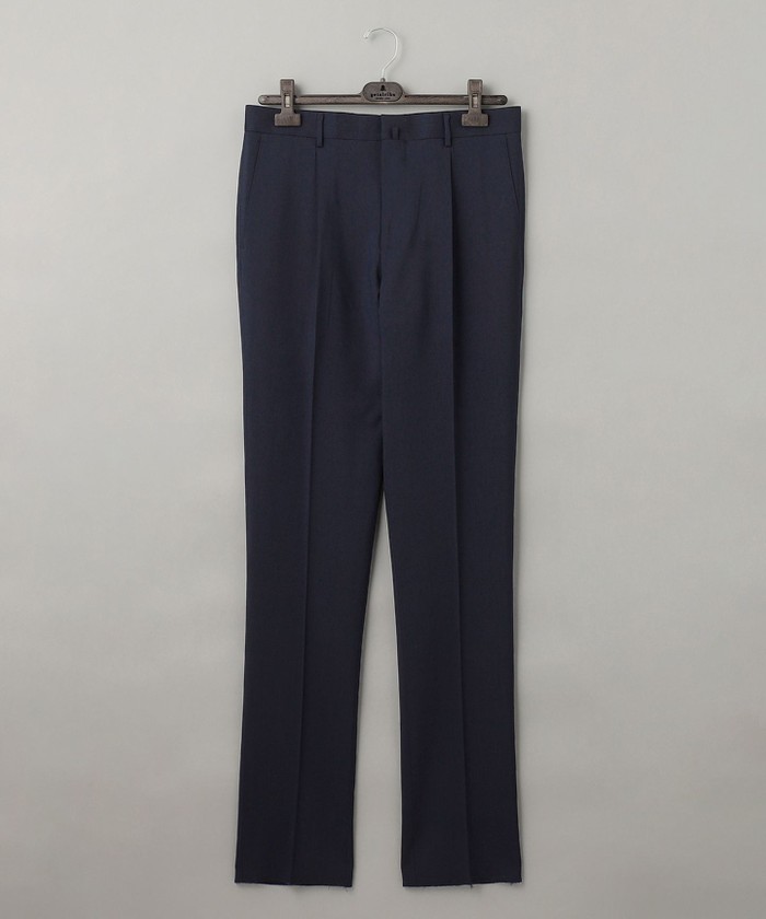 ロングセラー【MOVE】ウォッシャブル ウールトラウザーズ＿ベーシック