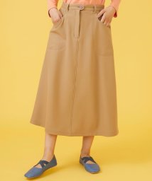 Jocomomola(ホコモモラ)/TRツイル 刺繍スカート/ベージュ