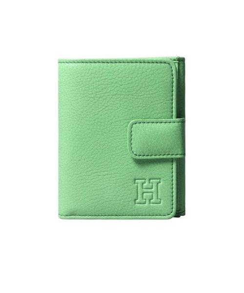 HIROFU(HIROFU)/【センプレ】二つ折り財布 レザー ウォレット 本革/サワーグリーン（420）