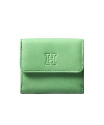 HIROFU(HIROFU)/【センプレ】二つ折り財布 レザー ウォレット 本革/サワーグリーン（420）