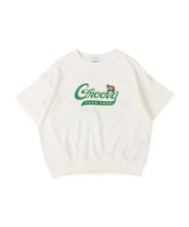 GROOVY COLORS(グルービーカラーズ)/GROOVY PARK CAFE 裾リブTシャツ/ホワイト