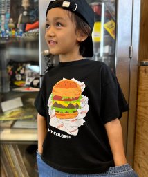 GROOVY COLORS(グルービーカラーズ)/HAMBURGER Tシャツ/ブラック