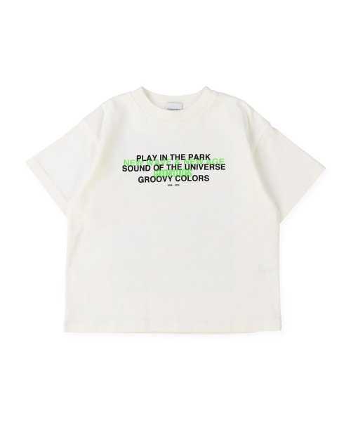 GROOVY COLORS(グルービーカラーズ)/PLAY IN THE PARK Tシャツ/ホワイト