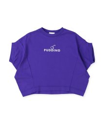 GROOVY COLORS(グルービーカラーズ)/テントスリーブ PUDDING Tシャツ/パープル