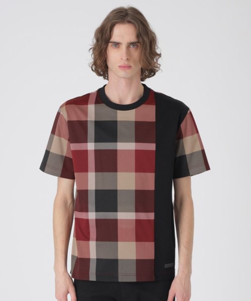 【一部店舗限定】ハイゲージダンボールチェックTシャツ プリント