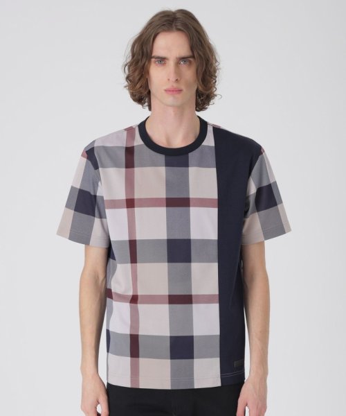 【一部店舗限定】ハイゲージダンボールチェックTシャツ プリント
