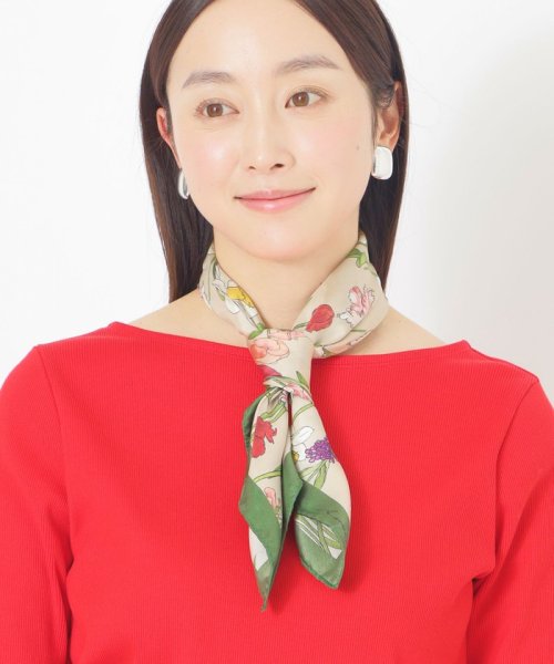 【HIBIYA KADAN】シルクスカーフ 