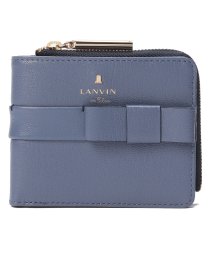 LANVIN en Bleu(BAG)(ランバンオンブルー（バッグ）)/シャリテ ラウンド二つ折り財布/ブルー