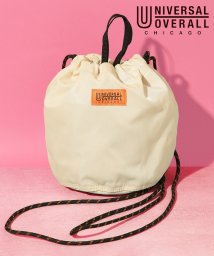 UNIVERSAL OVERALL(ユニバーサルオーバーオール)/【UNIVERSAL OVERALL/ユニバーサルオーバーオール】バッグ ショルダーバッグ 巾着 ポーチ ロゴ ミニバッグ ハンドバッグ UVO－023A/オフホワイト