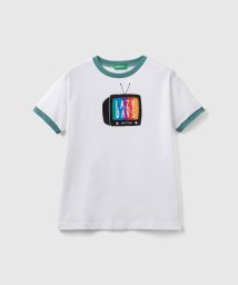 BENETTON (UNITED COLORS OF BENETTON BOYS)/キッズフロントプリント半袖Tシャツ・カットソーB/505992061