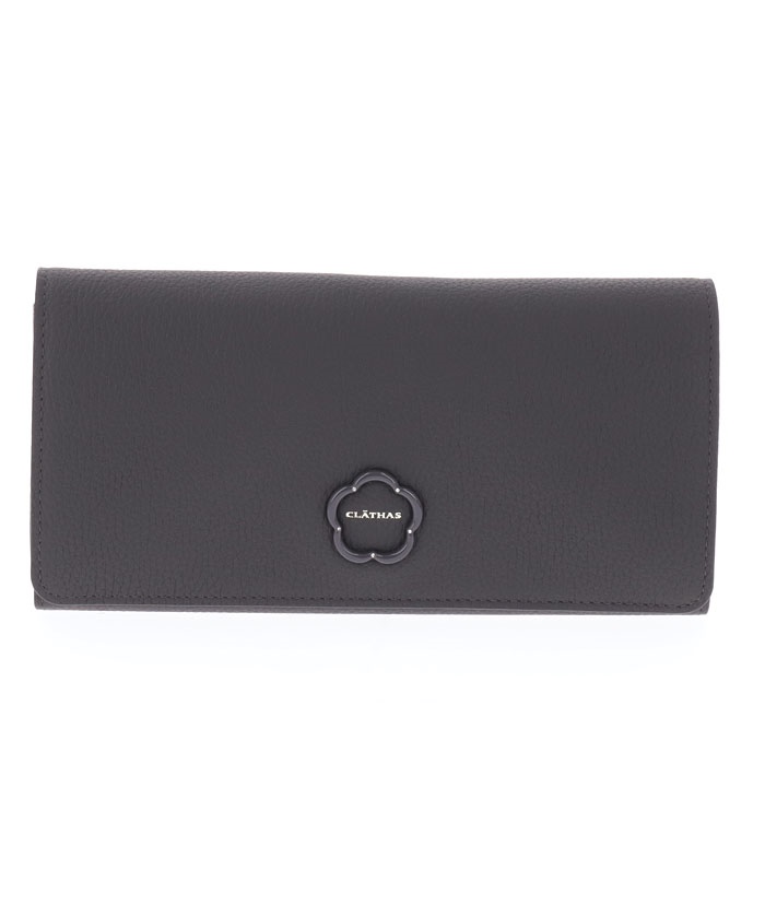CLATHAS ブルトン ギャルソン長財布 ダークグレー F CLATHAS ブルトン ギャルソン長財布 ダークグレー F
