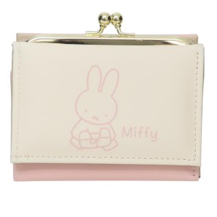 cinemacollection/ミッフィー ミニウォレット 三つ折りがま口財布 miffyとお花柄 ディックブルーナ アートウエルド ミニ財布 コインケース 贈り物 絵本キャラクター グッズ /505998674