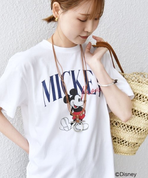 SHIPS WOMEN(シップス　ウィメン)/《一部追加予約》GOOD ROCK SPEED:MICKEY TEE ◆/ホワイト