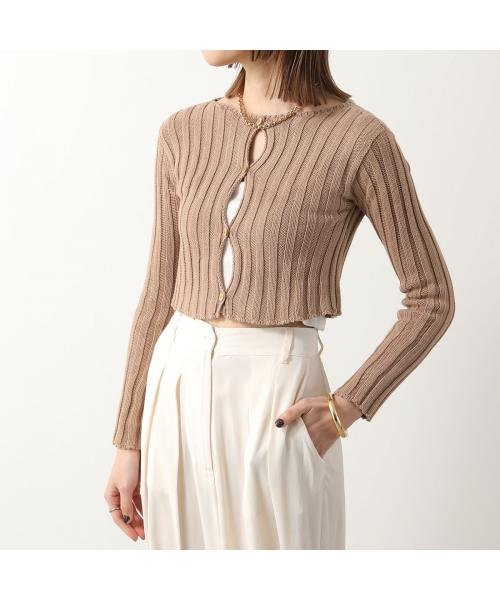 BASERANGE カーディガン MACAU CARDIGAN KNMAC CO SP24 - ダブル 