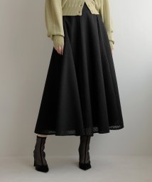 MIELI INVARIANT(ミエリ インヴァリアント)/Lace Circular Skirt/ブラック