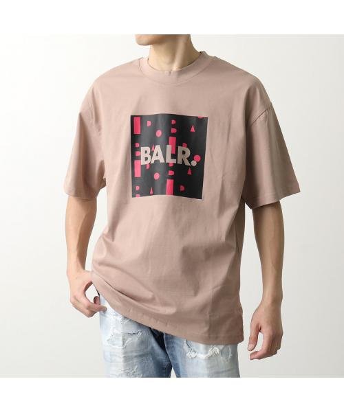BALR(ボーラー)/BALR. Tシャツ Repeat Box Fit T－Shirt B1112.1245/グレージュ