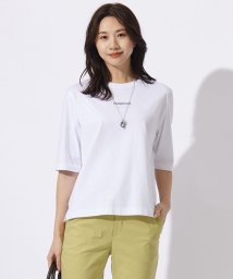 J.PRESS LADIES(J．プレス　レディス)/ロゴ Tシャツ/ホワイト系