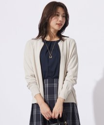 J.PRESS LADIES（LARGE SIZE）(J．プレス　レディス（大きいサイズ）)/【洗える】ニット ブルゾン/ベージュ系