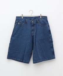 417 EDIFICE/【360 / three sixty】 Loose Fit Carpenter Denim Shorts/506002650