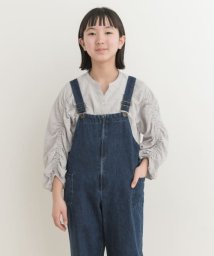 URBAN RESEARCH DOORS（Kids）(アーバンリサーチドアーズ（キッズ）)/『WEB/一部店舗限定』『親子リンク』ギャザースリーブブラウス(KIDS)(150cm)/ICEGRY