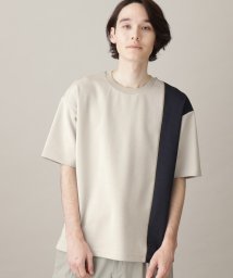 THE SHOP TK/フェザーダンボール切替えTシャツ/506002930