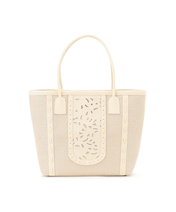 GRACECONTINENTAL Jute−likeToteBag エクリュ F GRACECONTINENTAL Jute−likeToteBag エクリュ F