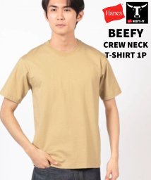 JEANS MATE/【HANES】BEEFY ビーフィー Tシャツ  1P　H5180 ヘビーウェイト タフで型崩れしにくい/002113835