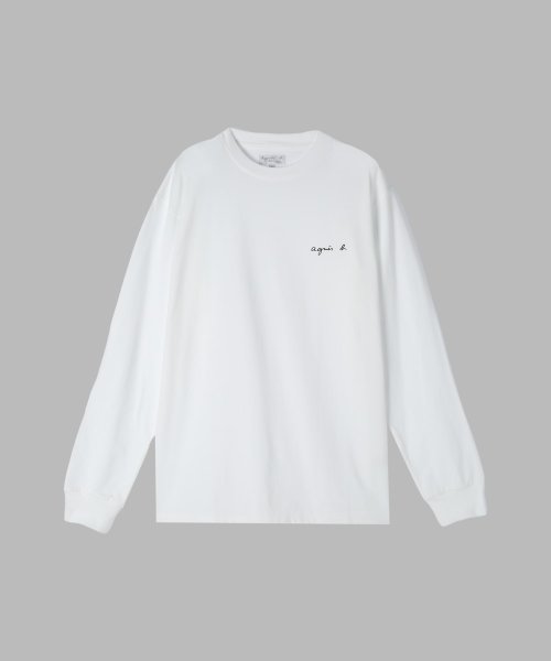 agnes b. HOMME(アニエスベー　オム)/S179 TS CHRISTOF ロゴTシャツ/ホワイト