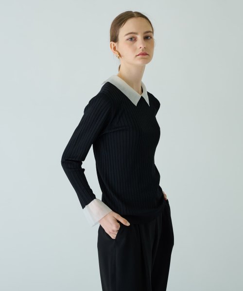 ワイドリブニットプルオーバー【THE NEW】 ニット・セーター BCD2228563582(17204円)