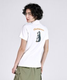 Munsingwear(マンシングウェア)/【限定｜ENVOY】3 Colors Penguin Logo バックモチーフモックネックシャツ/ホワイト