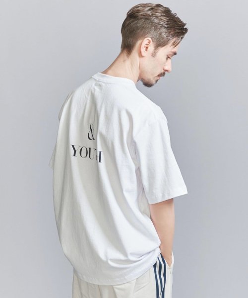 BEAUTY&YOUTH UNITED ARROWS(ビューティーアンドユース　ユナイテッドアローズ)/ B&Y コットン クルーネック Tシャツ/WHITE