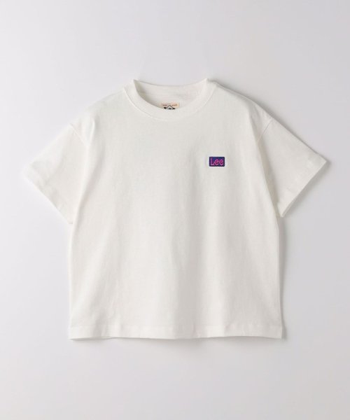 green label relaxing （Kids）(グリーンレーベルリラクシング（キッズ）)/＜Lee＞TJ ロゴ Tシャツ 110cm－130cm/WHITE