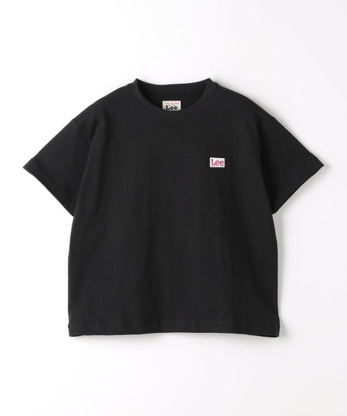 green label relaxing （Kids）(グリーンレーベルリラクシング（キッズ）)/＜Lee＞TJ ロゴ Tシャツ 110cm－130cm/BLACK