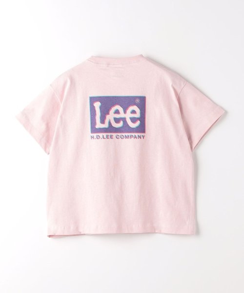 green label relaxing （Kids）(グリーンレーベルリラクシング（キッズ）)/＜Lee＞TJ ロゴ Tシャツ 110cm－130cm/LTPINK