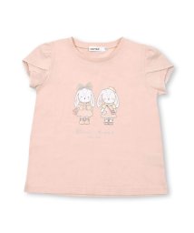 SLAP SLIP(スラップスリップ)/チュールリボンウサギ妖精モチーフ半袖Tシャツ(80~140cm)/ピンク（ウサギ）