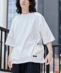 coen(coen)/＜Parknik＞サイドポケットビッグTシャツ/WHITE