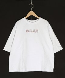 ScoLar(スカラー)/25周年記念刺繍 ボトル入りTシャツ/オフホワイト