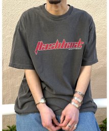 MODISH GAZE(モディッシュ ガゼ)/flashback ピグメントTシャツ/ブラック