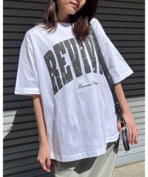 MODISH GAZE/REVIVAL 発泡PT ビッグシルエットTシャツ/506002860