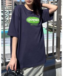 RAD CHAMP/DOWNER オーバルロゴ ビッグシルエットTシャツ/506002861