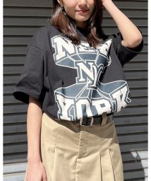 MODISH GAZE/NEWYORK ビッグシルエットTシャツ/506002865