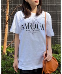 RAD CHAMP/AMOUR 花柄プリントTシャツ/506002869