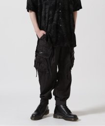 RoyalFlash/KMRii/ケムリ/Black Metal Parachute Pants 02/506003284