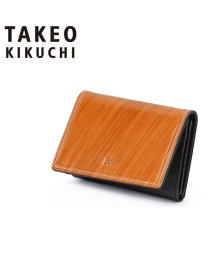 TAKEO KIKUCHI(タケオキクチ)/タケオキクチ 名刺入れ 名刺ケース カードケース メンズ ブランド レザー 本革 TAKEO KIKUCHI 726612/キャメル